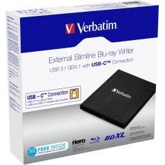 "Verbatim Slimline BDXL Drive - Ultimate Data Storage Solution for High-Performance Needs"